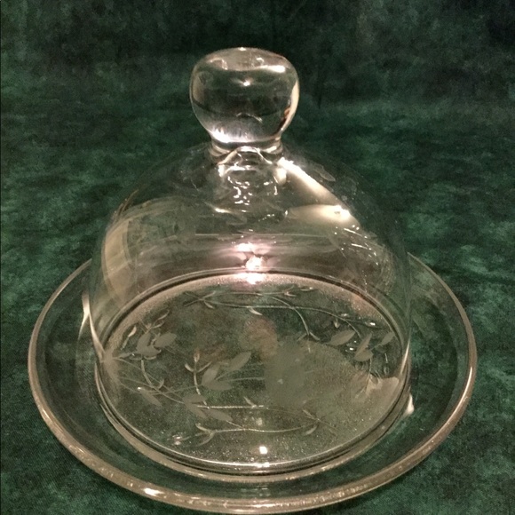 6pc Crystal Floral Pattern Decanter Set - Picture 3 of 8